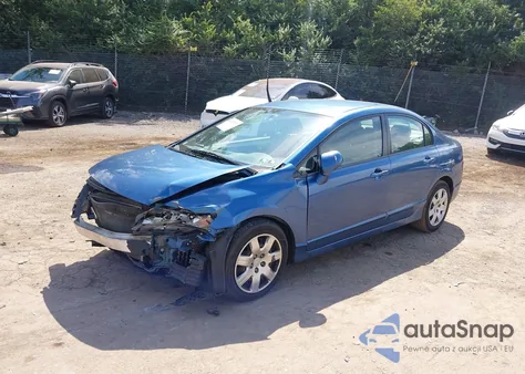 2011 Honda Civic Lx из США, поврежденный, VIN 2HGFA1F51BH547102